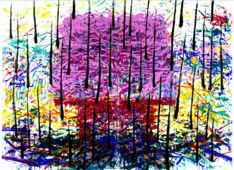 Tom Everhart - Late Afternoon Dog House Cathedral in The Rain - Original Painting